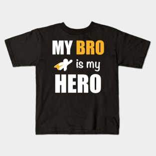 My bro is my hero, my brother is my hero,Rakhi, Raksha bandhan Kids T-Shirt